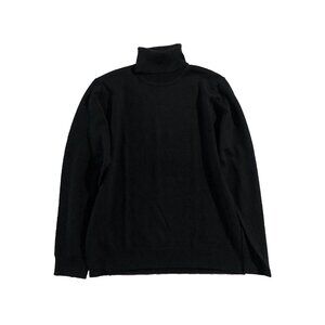 Outlander Sweater Womens size L Black Turtleneck Long Sleeve Pullover
